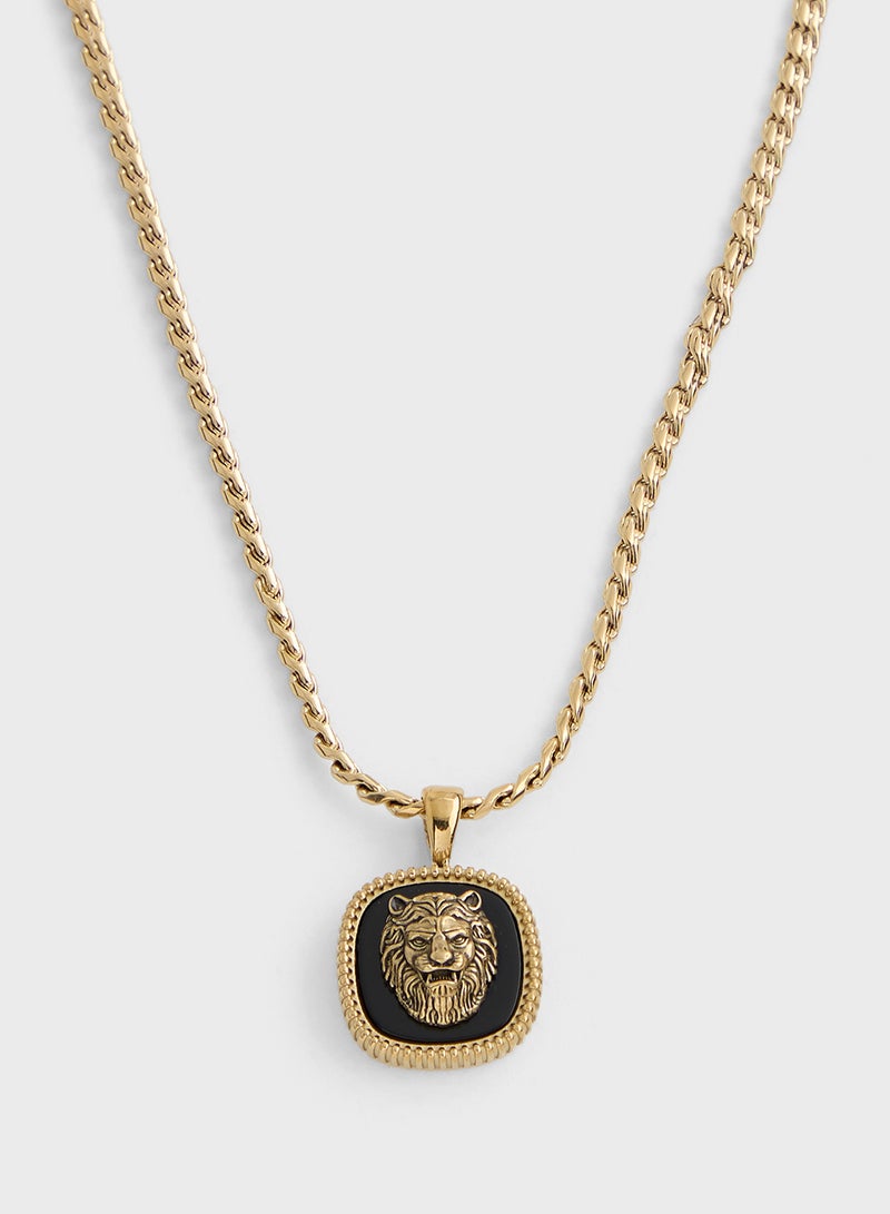 GUESS Lion Charm Necklace - Image 2