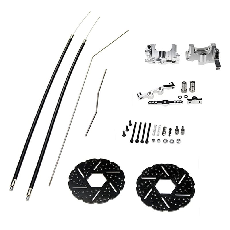 FLMLF Front Wheel Cable Brake system Set For 15 HPI Baja 5B 5T SS 5SC ROVAN KM 10 20