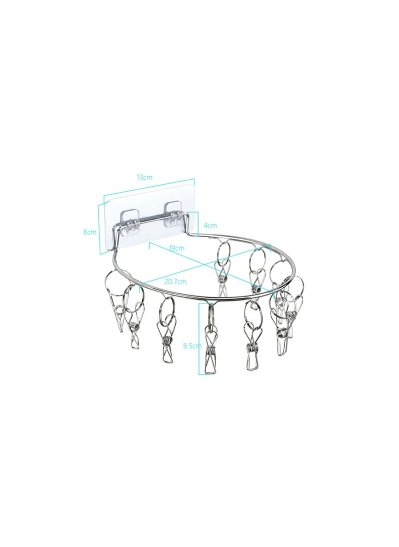 Bathroom underwear wall mount drying rack hanger user friendly clothes drying rack wall