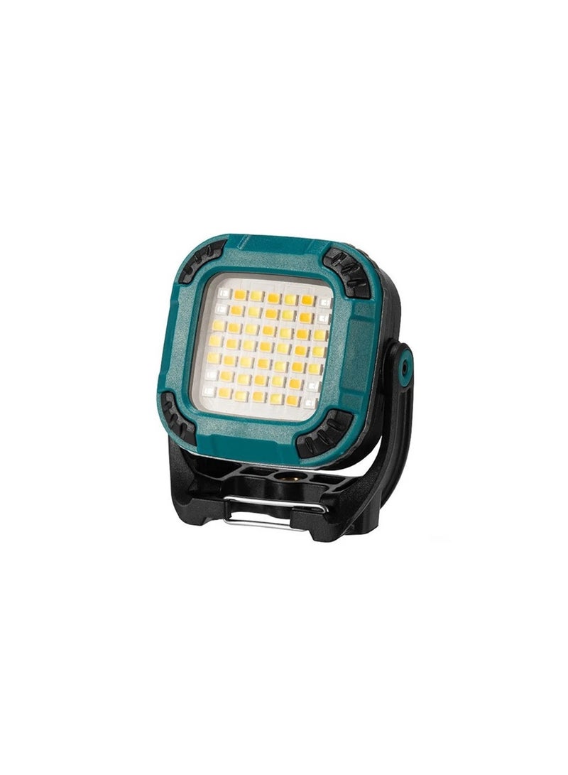 Mini LED Work Light with Type-C Rechargeable Battery, Adjustable Stand, Multi-Mode Brightness, Portable Outdoor Floodlight for Camping, Hiking, Car Repair, Workshop, and Emergency Use – Compact Waterproof ABS+PC Shell, USB Cable Included - Image 1