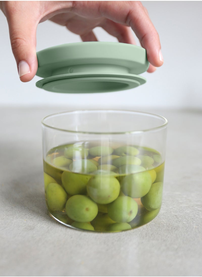brabantia - Set of 3 Stackable Glass Jars - Image 1