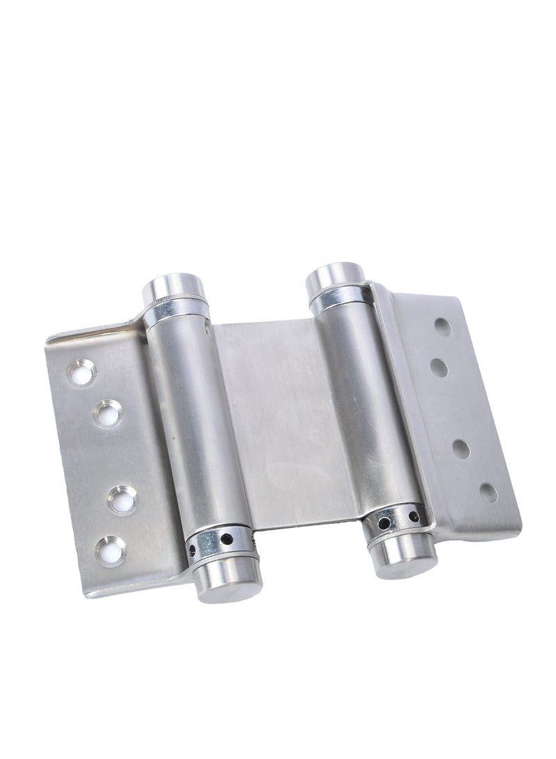 SYOSI Double Action Spring Hinges - Self-Closing Door Hinges for Swinging Doors ,201 Stainless Steel, Including Pins and Screws for Cafe, Saloon, and Pub Doors 4Pack (3inch)  - Image 4