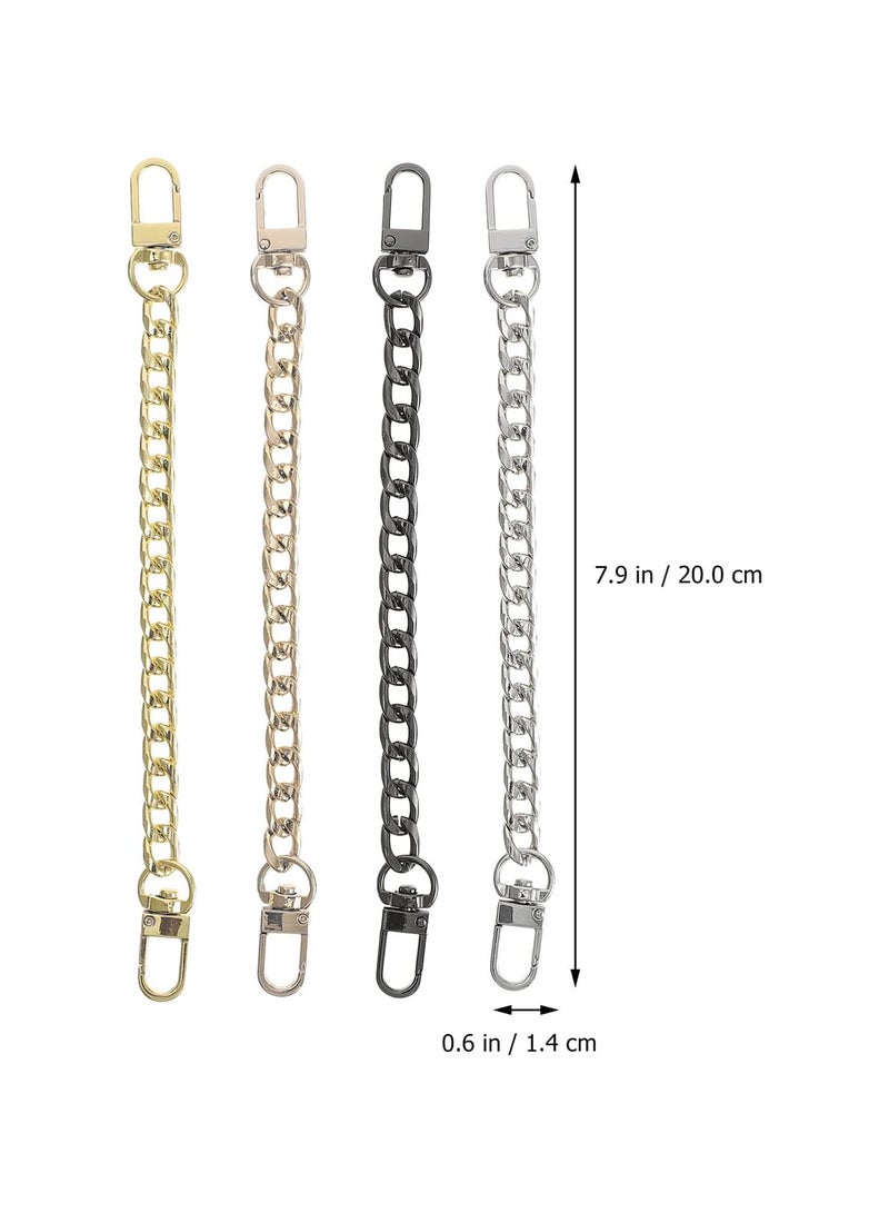 GGOOT 4pcs Handbag Purse Replacement Chains Metal Handbag Bag Straps Extender Replacement Bag Chains for Ladys Purse Handbag  - Image 3