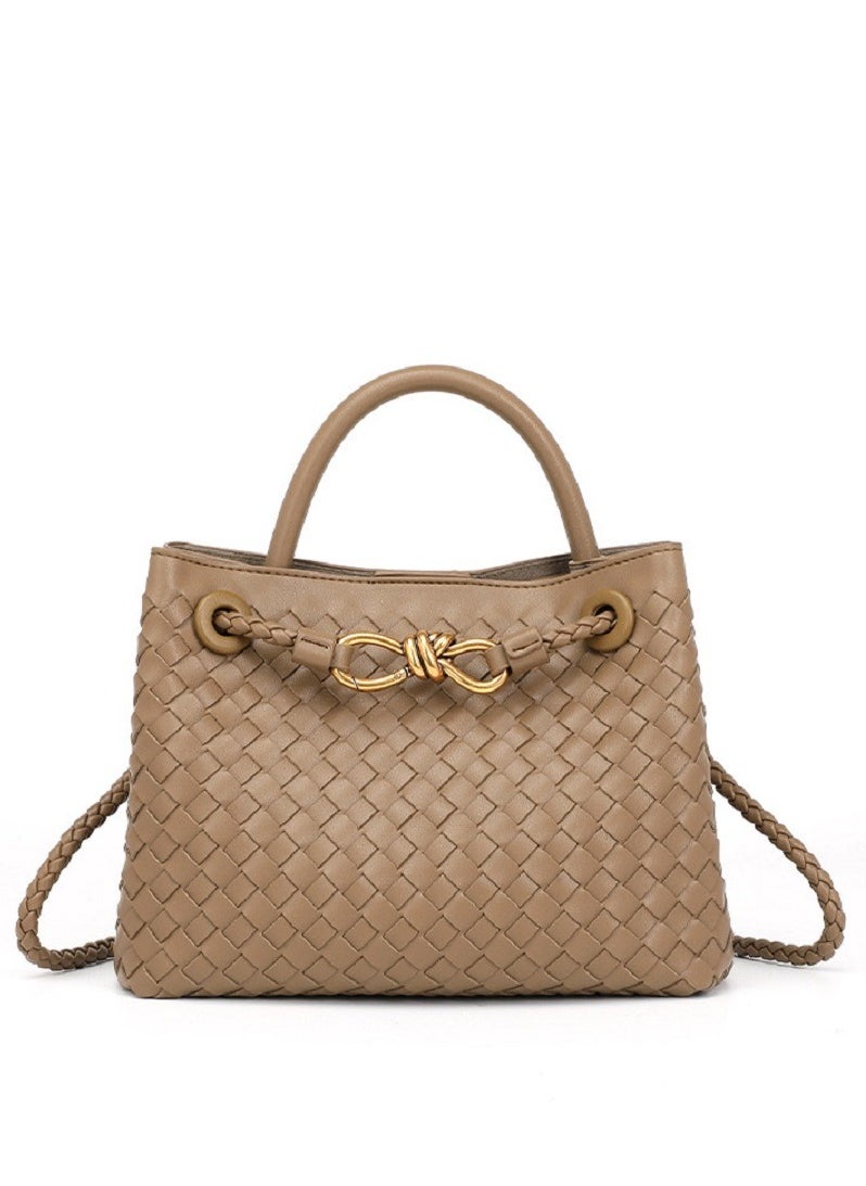 BV - Small Andiamo Top Handle Bag in Intrecciato Leather - Image 1