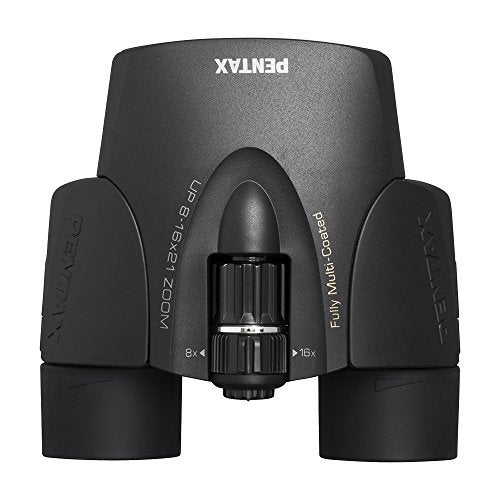 Pentax UP 8-16x21 Black Binoculars (Black) Fully-multi coating Zoom Tripod socket provide - Image 2