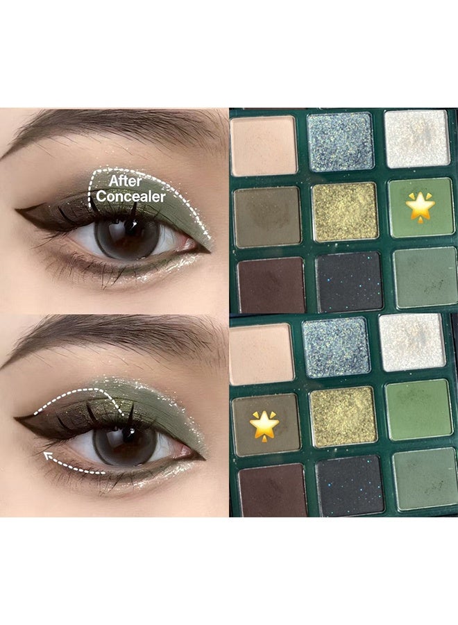 KAPEINE Cat's Eye Nine-Color Eyeshadow Palette - Create a Fashionable and Charming Eye Makeup - Image 4
