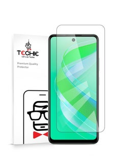 HD Tempered Glass Screen Protector for Infinix Smart 8 - Anti Reflection Anti Bubbles 9H Hardness 0.33 mm Rounded Edges Easy Installation