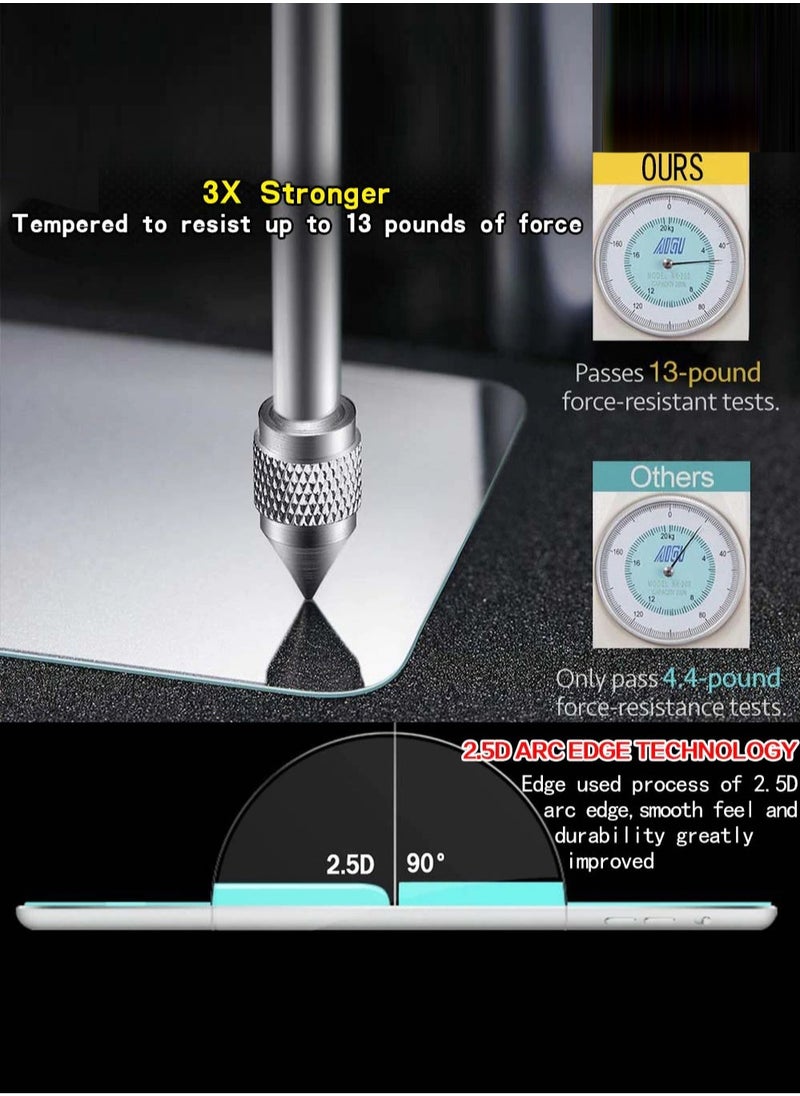 Techie - HD Tempered Glass Screen Protector for Infinix Smart 8 - Anti Reflection Anti Bubbles 9H Hardness 0.33 mm Rounded Edges Easy Installation - Image 1