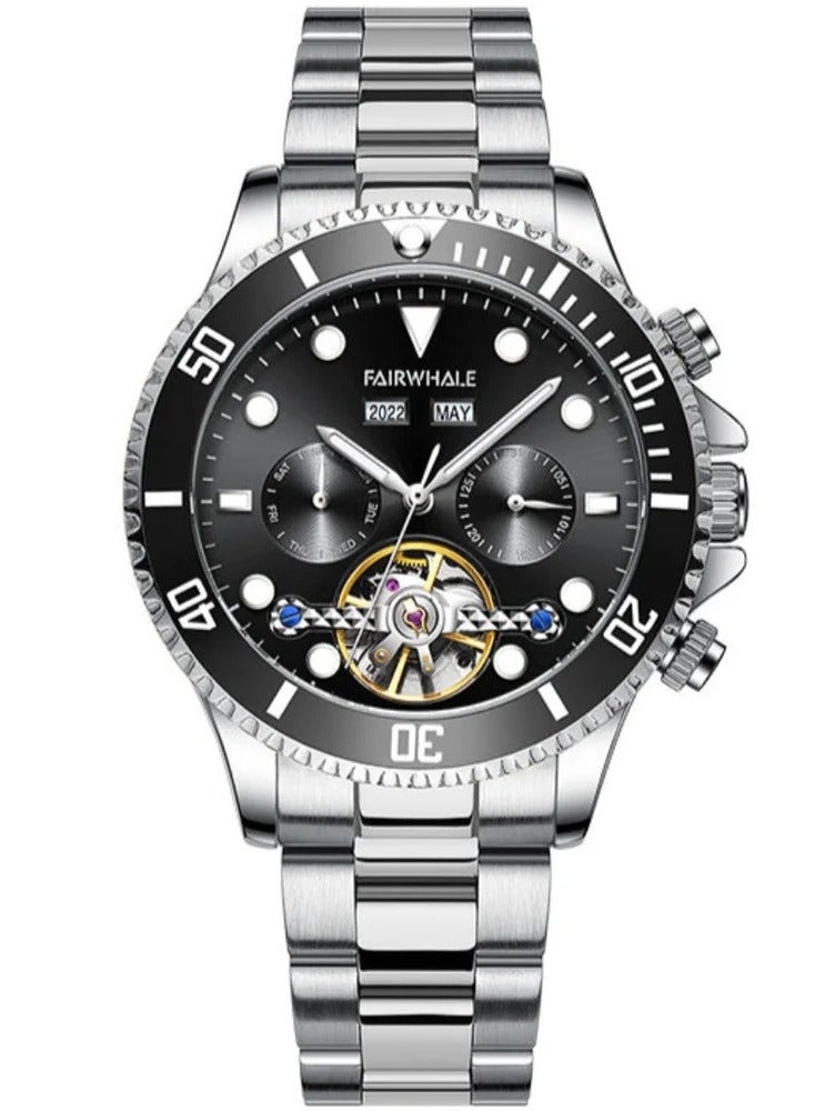 Fairwhale FW-6010-1, Automatic Men's Watch, Metal Strap - Image 1