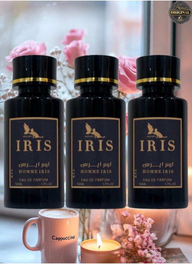 IRIS 3 Pieces Homme Iris Perfume 50ML  - Image 1