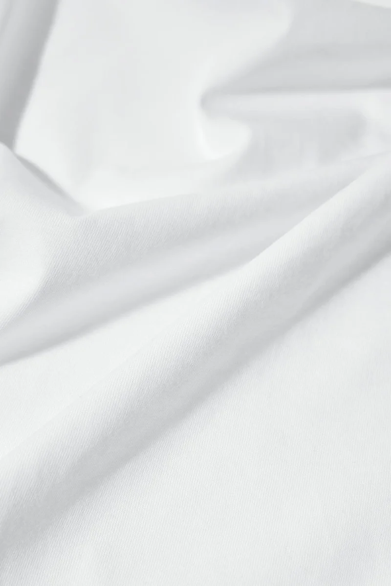 تودورس 2 Pack White Slim Fit Slim Fit Cotton Crew Neck T-Shirt