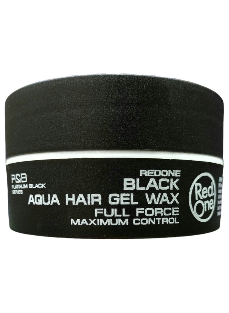 Red One Aqua Black Hair Wax Gel 150 ml - Image 1