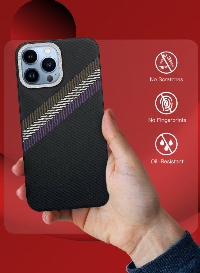 CATANES (for iPhone 13 Pro Max) Case Cover Carbon Fiber Pattern Phone Case Slim Shockproof Back Cover - Image 4