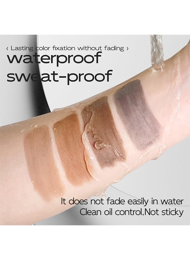 مايتشير قلم تعبئة اللحية، قلم تعبئة لحية 2 في 1 مع فرشاة، مقاوم للماء وطويل الأمد، متعدد الاستخدامات لتزيين شعر الشارب للرجال، يعزز لحية الوجه وتجميل الشارب، العناية باللحية والشارب للرجال - 03# بني - Image 5