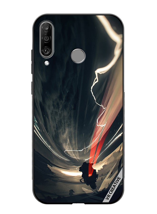 VR CREATIVE Protective Case Cover For Huawei P30 Lite Abstract Design Multicolour - Image 1