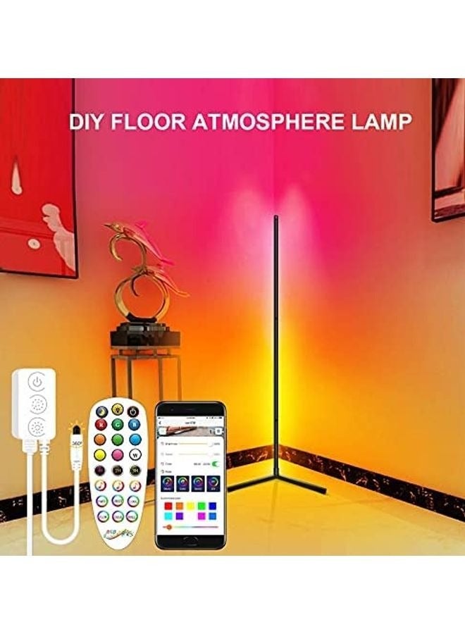 XiuWoo Remote Control RGB LED Corner Floor Lamp - Image 2