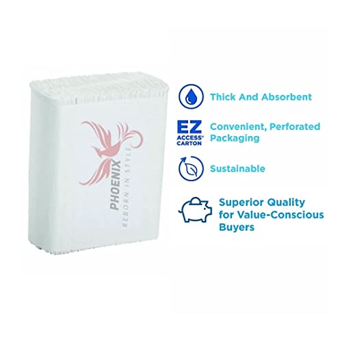 ROKOO Phoenix Multifold Hand Towel/M-Fold Tissue Paper-1000 Pieces From - Image 3