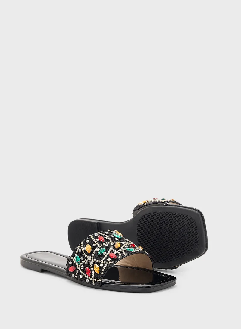Ella Limited Edition Embellished Strap Sandal