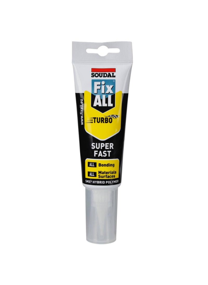 Soudal Fix All Turbo Super Fast Hybrid Polymer Adhesive 125ml