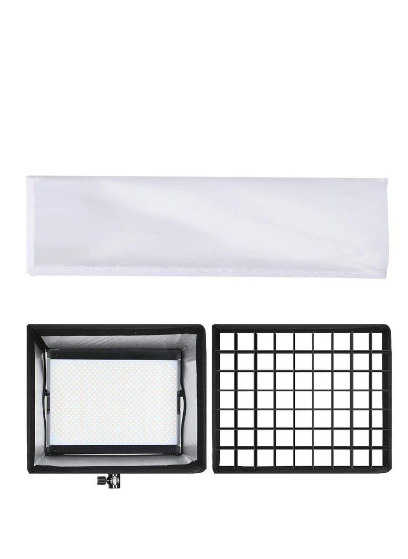 GVM Great Video Maker - GVM Great Video Maker Foldable Softbox Diffuser with Grid Beehive for RGB 1000D LED Light, Suitable for Studio Lighting - Image 1