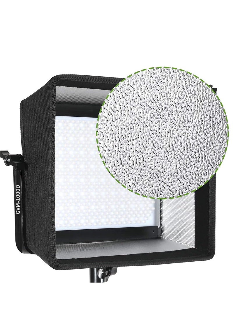 GVM Great Video Maker GVM Great Video Maker Foldable Softbox Diffuser with Grid Beehive for RGB 1000D LED Light, Suitable for Studio Lighting  - Image 4
