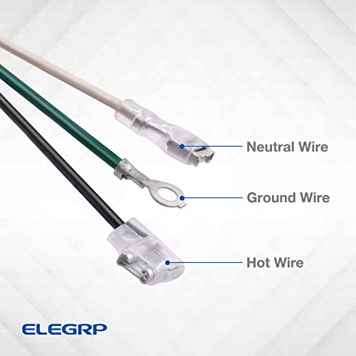 ELEGRP 0651515LY L15515 L22515 14AWG LCDI Power Cord Plug for A/C Air Conditioner, E250451 UL Certified, 7.5FT Leakage Current Detection Interrupter Replacement, 120V 15A 1800W 60Hz NEMA 5-15P, 1 Pack - Image 4