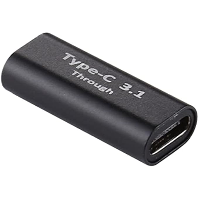 TYPE C USB-C FEMALE TO FEMALE ALUMINIUM ALLOY ADAPTER CONNECTOR 3.1/10GBPS