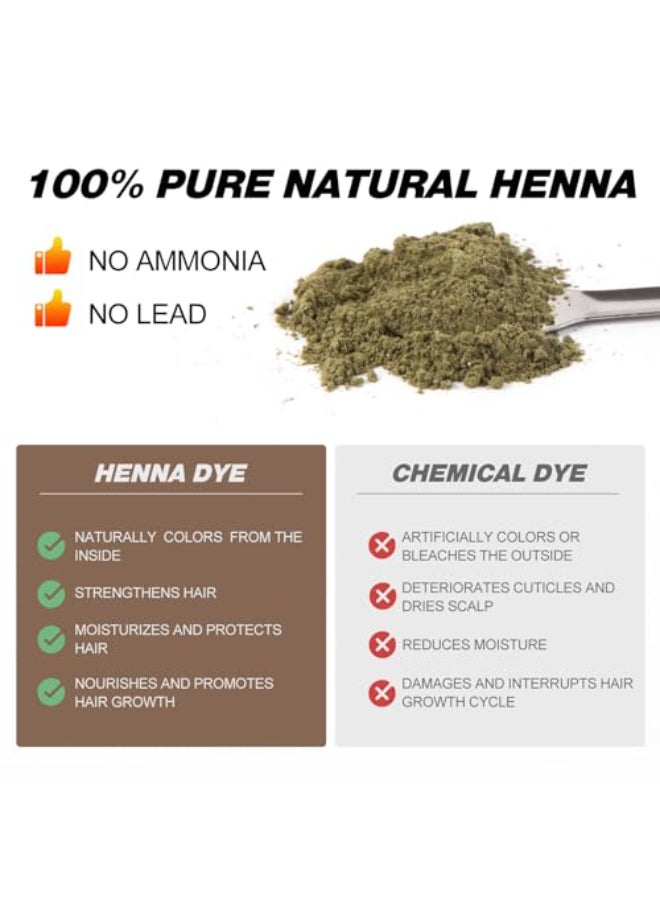 Simpout Purely Natural Henna Hair 6 Grams Professional Spot Color DIY Kit at Home and Salon Easy to Use E03 Black - Image 3