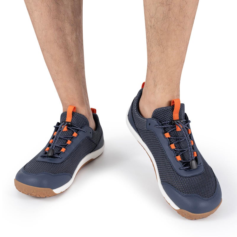 Pulltop Men's Barefoot Water Shoes | Quick-Dry | Lightweigh Wide Zero Drop Self-Draining Sole Amphibious Sneakers Navy-Gum Size 11 - Image 2