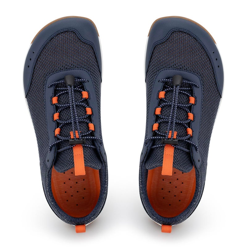 Pulltop Men's Barefoot Water Shoes | Quick-Dry | Lightweigh Wide Zero Drop Self-Draining Sole Amphibious Sneakers Navy-Gum Size 11 - Image 4