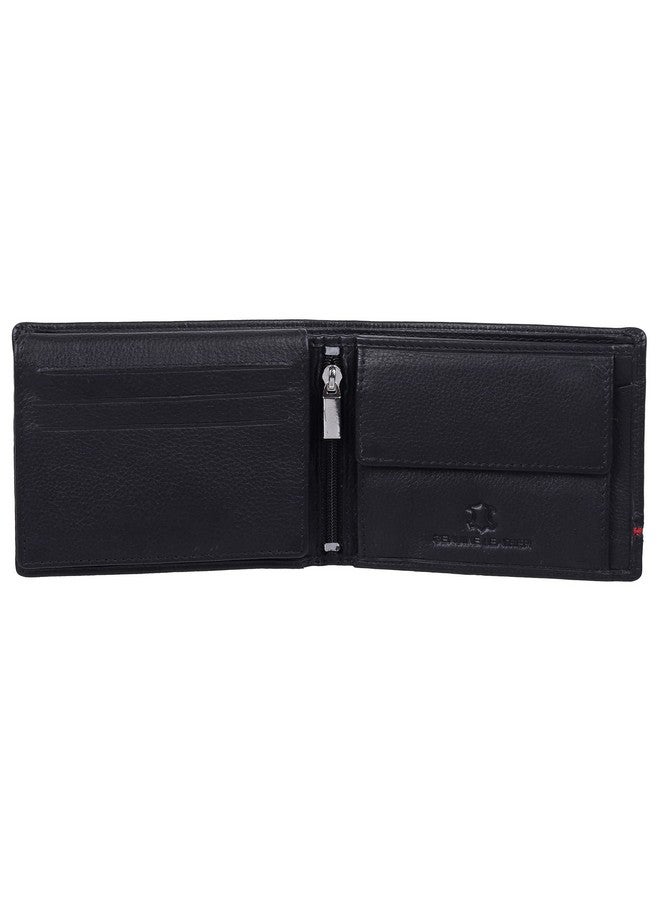 NAPA HIDE Leather Wallet for Men I Handcrafted I 6 Card Slots I 2 Currency & Secret Compartments I 1 Zipper & 1 ID Card Slots - Image 4