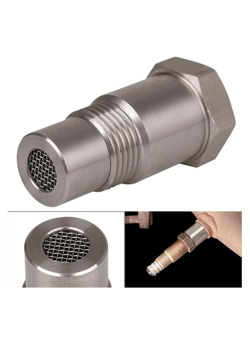 Generic 2PCS M18 x 1.5 Car O2 Oxygen Sensors Protective Plug Adapter Stainless Steel Engine Light Eliminator Adapter With Filter  - Image 3