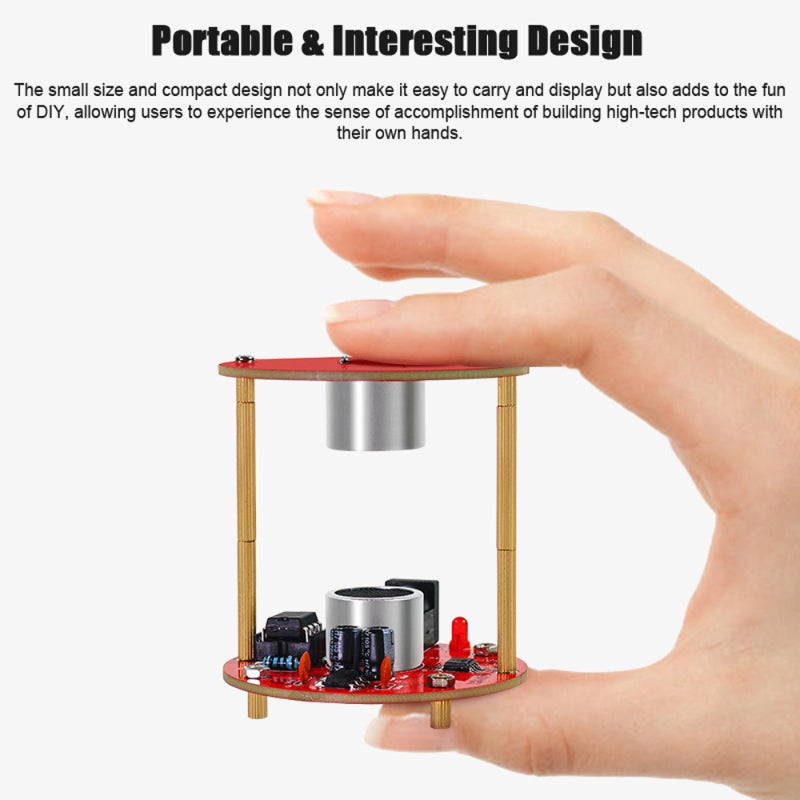 Acoustic Levitation Kit: 40KHZ Ultrasound Waves, Double-Layer Circuit Board, Portable Compact Design - Standing Waves Levitation Function, DIY Acoustic Levitation Set for Students, Electronics Enthusi - Image 3