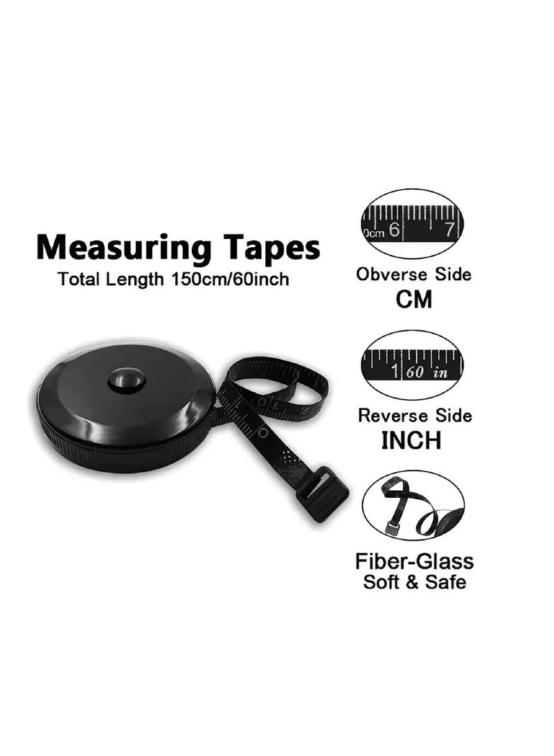 Generic 1pc 60in Soft Tape Measure, Double-sided Scale, 150cm Retractable Tape Measure, Suitable For Sewing Measurement And Cutting Process  - Image 1