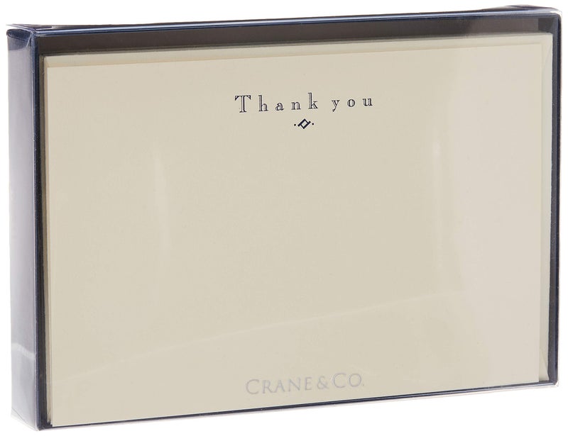 Crane Co Crane & Co. Navy Hand Engraved Thank You Cards (CT3116),10 cards / 10 lined envelopes - Image 5