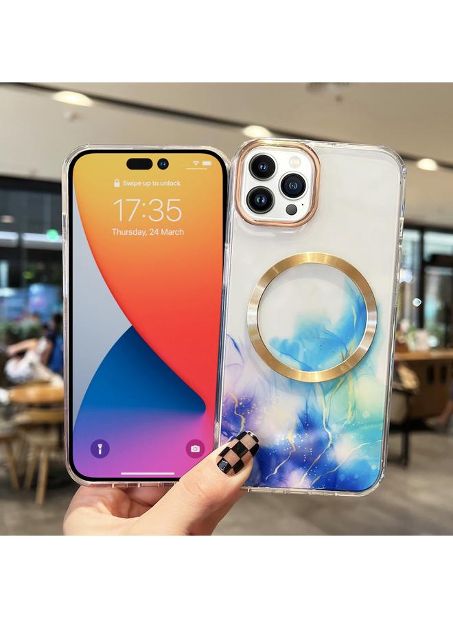 S-TOP Case For iPhone 14 Pro Max Marble MagSafe Clear Phone Case - Image 4