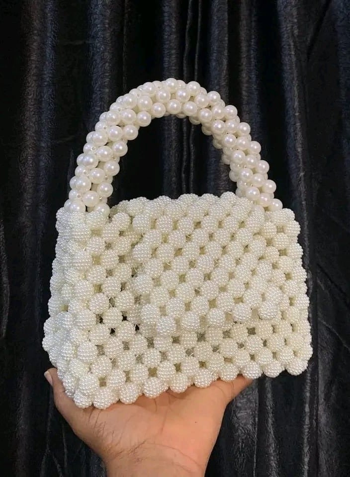 Imported Lolli bag with beads, size 15 x 15