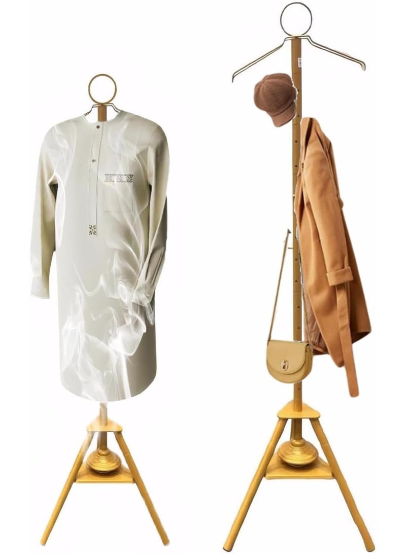 ACLIX Clothes Incense Burner Stand 187cm – Bukhoor & Perfume Diffuser Hanger for Abaya, Thobe, Coats & Garments | Luxury Fragrance Steaming Stand with Hooks for Home, Hotel & Dressing Room - Image 1