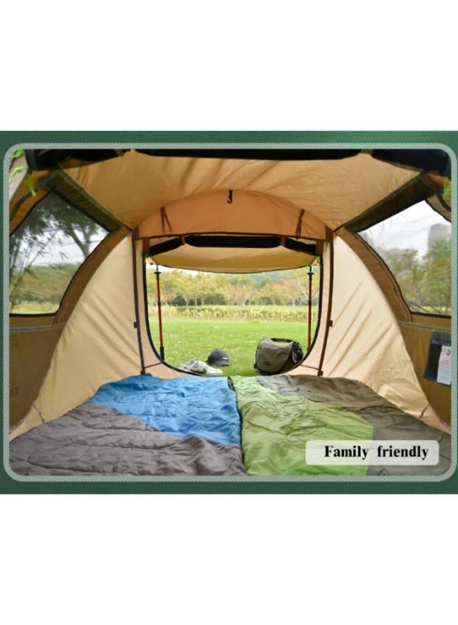 Generic Pop-Up Camping Tent Windproof Waterproof Large Automatic Tent for Hiking Camping for Outdoor Parties Family Camping Tent Outdoor Size: 250*150*105cm  - Image 3