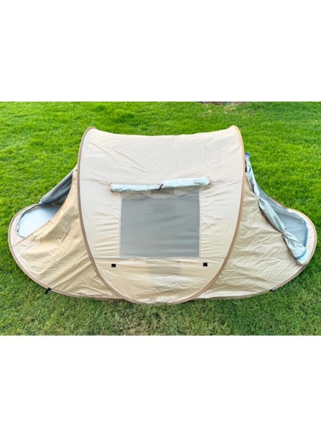 Generic Pop-Up Camping Tent Windproof Waterproof Large Automatic Tent for Hiking Camping for Outdoor Parties Family Camping Tent Outdoor Size: 250*150*105cm  - Image 2
