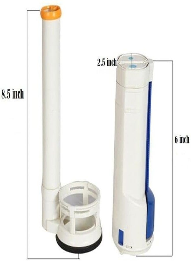 Ausam مرحاض أوسام قطعة واحدة، نظام تدفق مزدوج فقط، سيفون، ذراع خزان التدفق 6 بوصة - Image 2