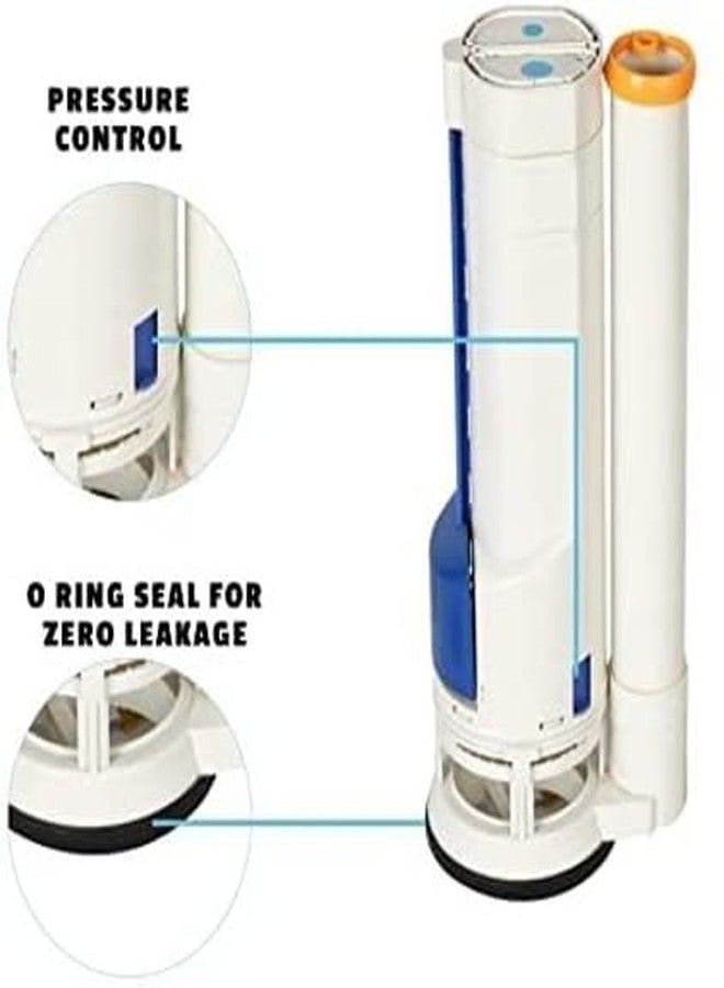 Ausam مرحاض أوسام قطعة واحدة، نظام تدفق مزدوج فقط، سيفون، ذراع خزان التدفق 6 بوصة - Image 3