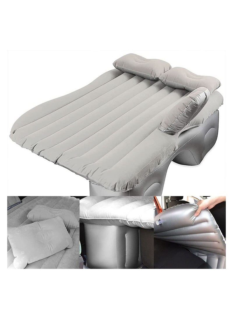 Generic Inflatable Car Travel Air Mattress Back Seat – Pump Kit Premium Quality- Vacation Camping-Sleep Blow Up Pad Car Bed Back Seat Inflatable Air Mattress with 2 Air Pillows Car SUV Universal Fit  - Image 5
