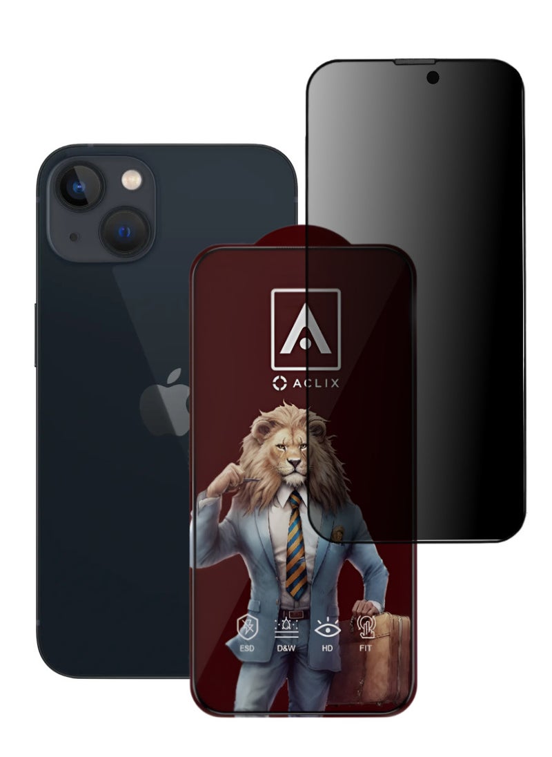 ACLIX Antistatic ESD Dustproof Premium Quality High Definition Tempered Glass Screen Protector Designed For  iPhone 13 - Image 1