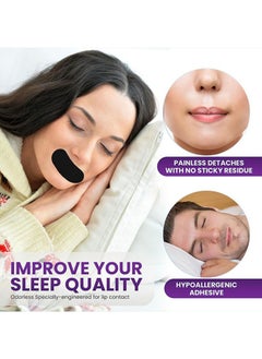 Lip Shape Sleep Strips Anti Snoring Mouth Tape for Better Nose Breathing, Less Mouth Breath and Snore, Improved Nighttime Sleeping for Men Women (60 Pcs) - pzsku/ZC17108C40703999D6D05Z/45/_/1732957223/f68a30db-f9c9-41b3-a326-e0ed8730fda1