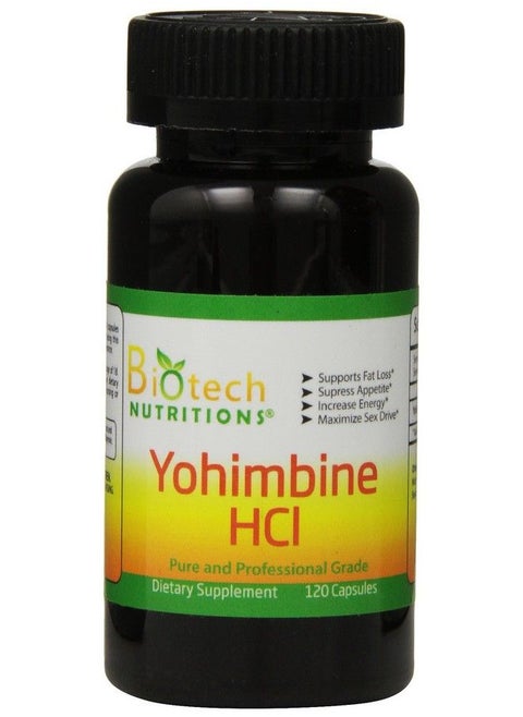 Yohimbine Hcl Dietary Supplement 120 Count