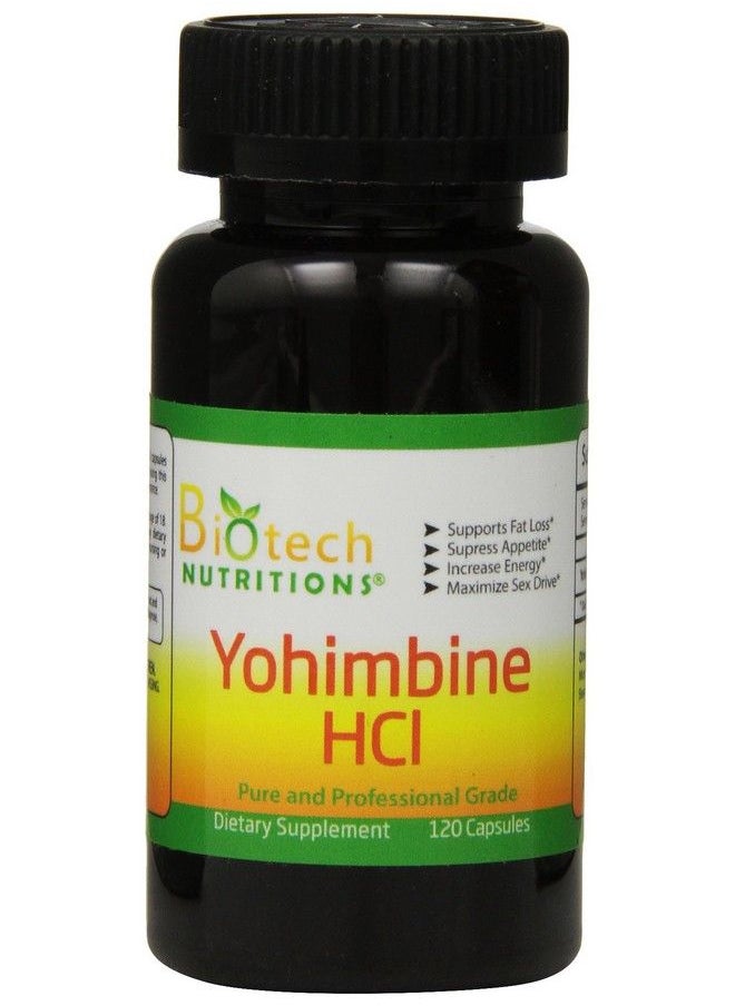 Biotech Nutritions - Yohimbine Hcl Dietary Supplement 120 Count - Image 1