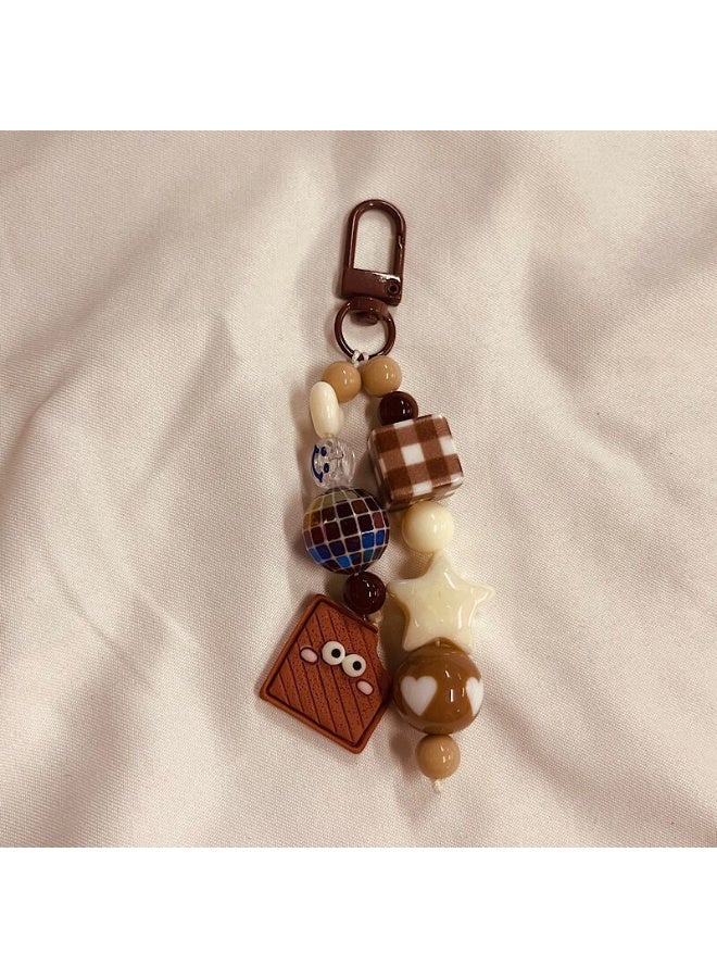 NIBEMINENT Phone Charm/ Chain Strap for Women Girls, Cartoons Biscuits Cell Phone Case Lanyard Wrist Strap