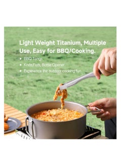 Nextool NexTool Multifunctional Titanium BBQ Tongs  - Image 2
