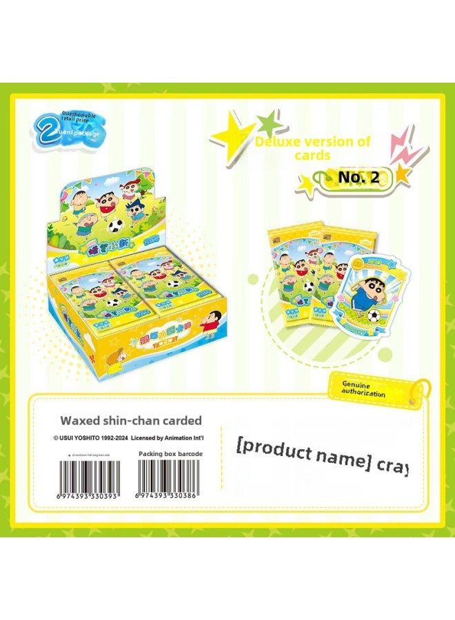 Generic Card Tour Crayon Shin Card Sauce Collection Card Vit Party Wish Prominence Bag Card Nohara Shin Help Card-Colour:Card Action Crayon Shin-chan 2nd Edition 2 Yuan Pack Deluxe Edition 30 Packs Of 90 Pieces In A Box - Image 1